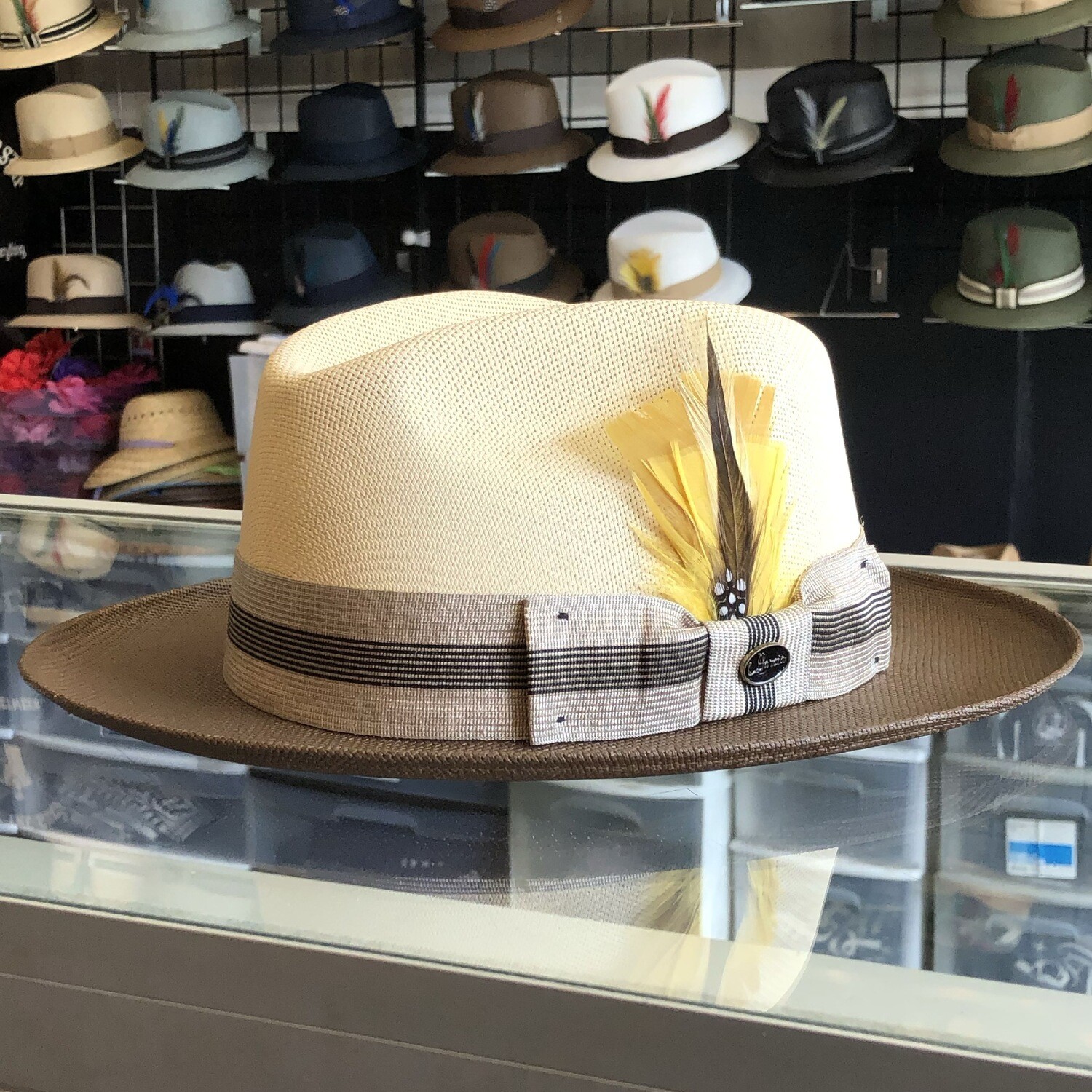 Specialty
Golden Line Two Tone Flipped Viejo Fedora Style