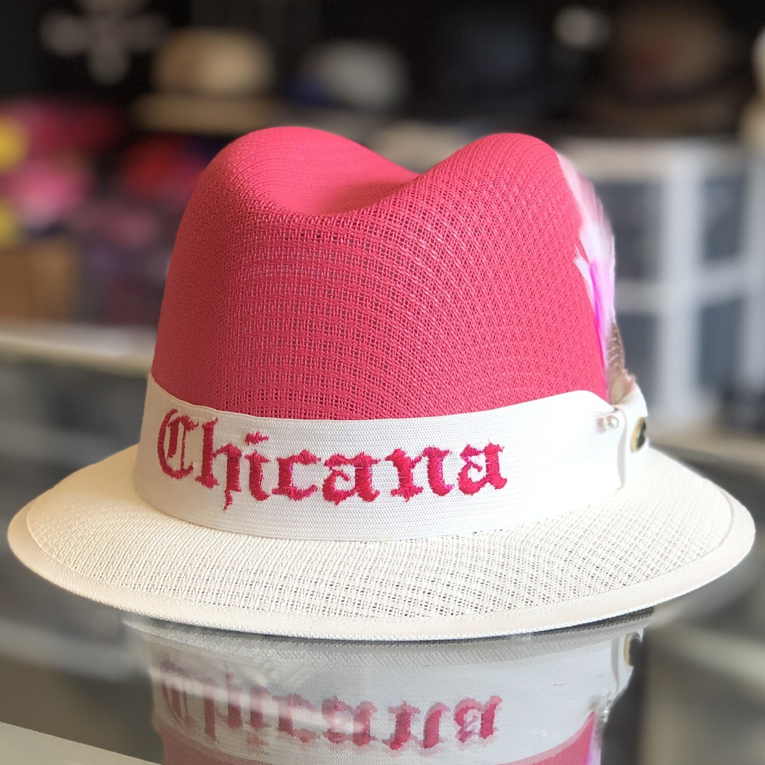 Two-Tone Chicana Lowrider Derby