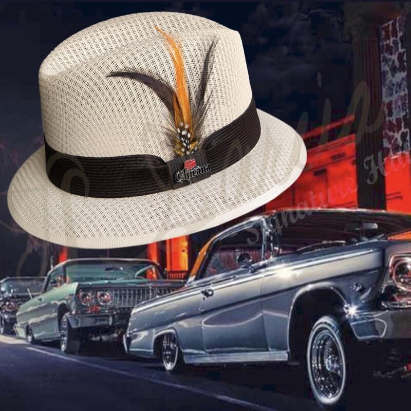 Kaki Classic Lowrider Derby W/ Chicana Pin