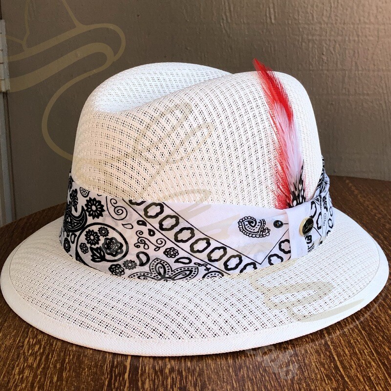 White Classic Lowrider W/ White Bandana