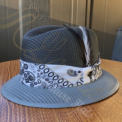 Custom Black &amp; Oxford Classic Lowrider w/ White Bandana
