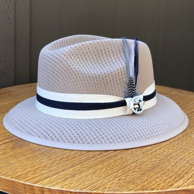 Mocha Viejo Fedora W/ Felix Pin