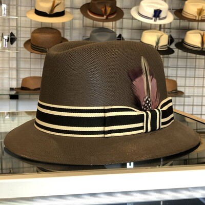 Custom Golden Line Chocolate Brown Lowrider Derby