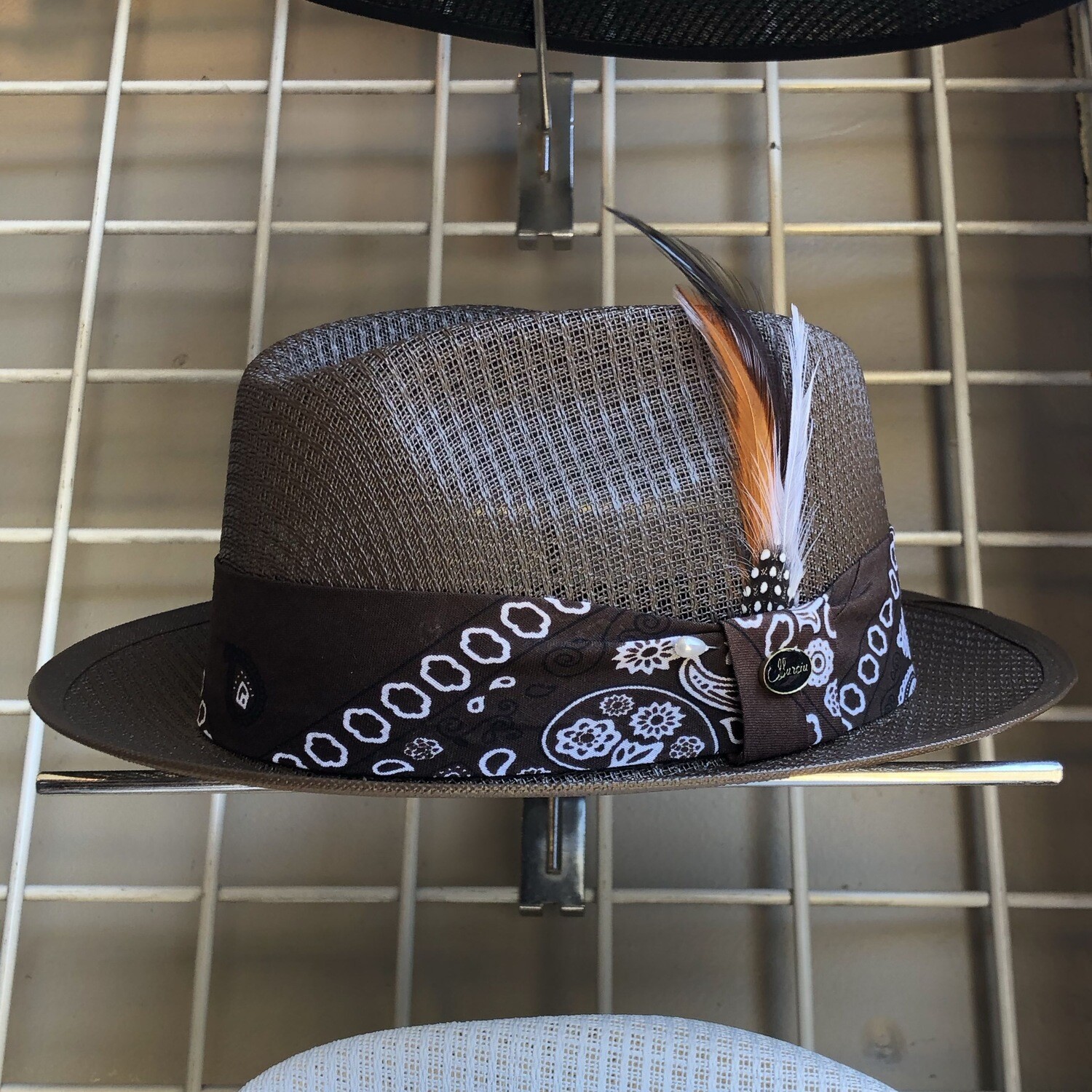 Flipped Coco Short Brim Viejo W/ Brown Bandana