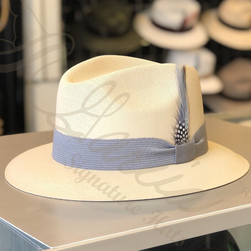 Golden Line Off White Viejo Fedora