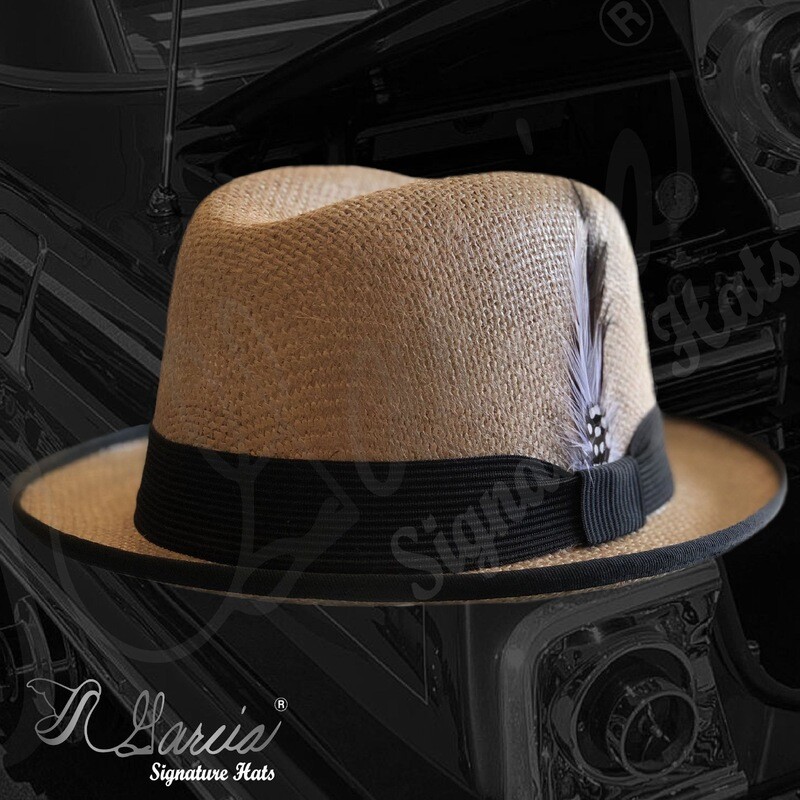 Flipped Yute Lowrider Derby Hat w/ Black Trim
