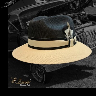 Specialty Golden Line Black/Ivory Viejo Fedora