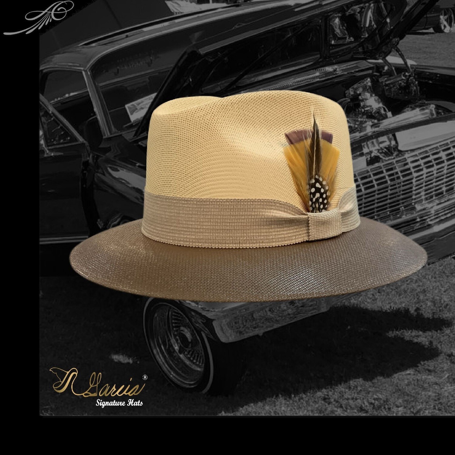Golden Line Ivory/Coco Viejo Fedora
