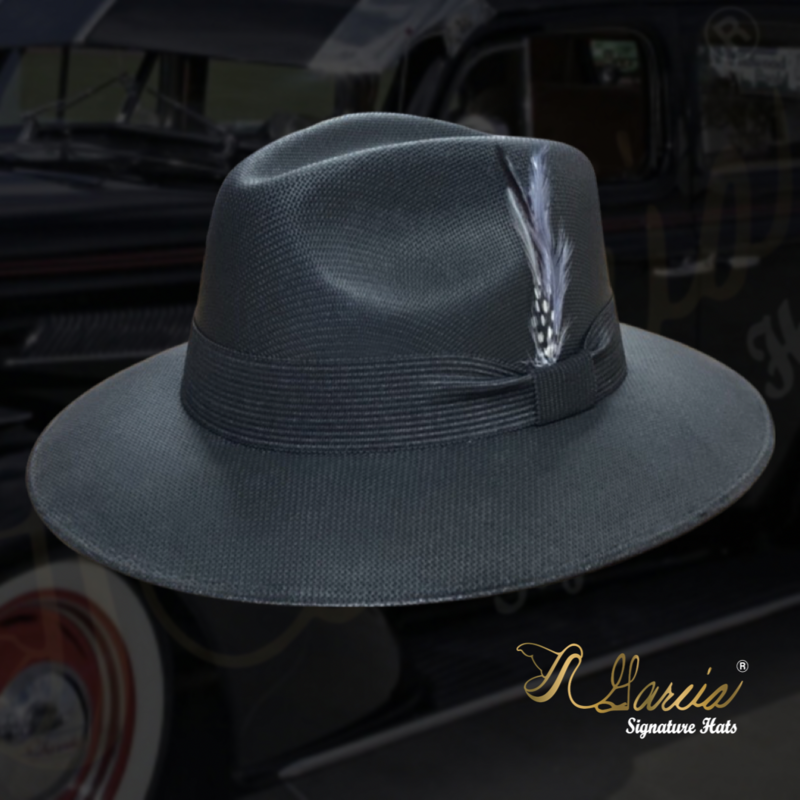 Golden Line Black on Black Chuco Fedora