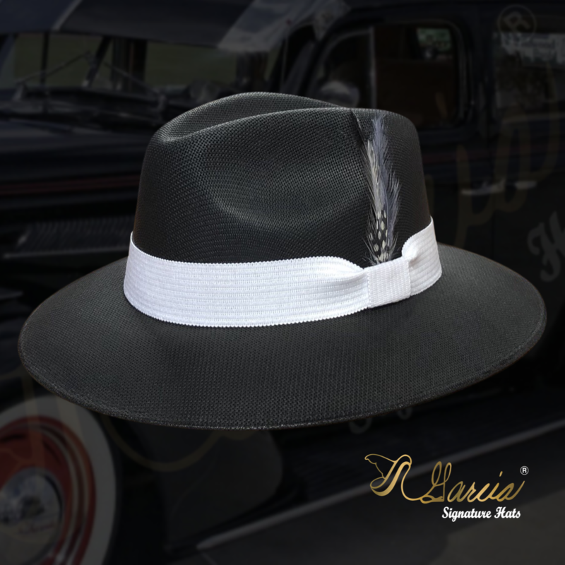 Golden Line Black Chuco W/ WhiteFedora