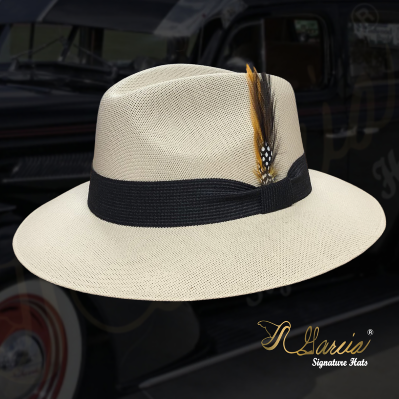 Golden Line Kaki Chuco Fedora W/ Black