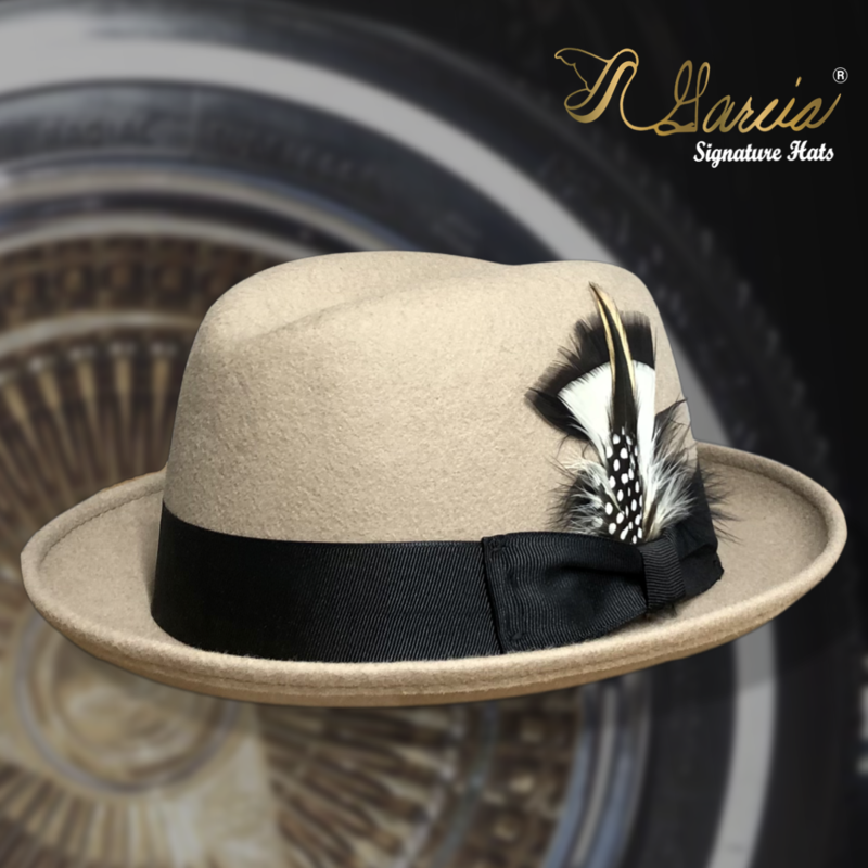 Khaki Wool Lowrider Derby