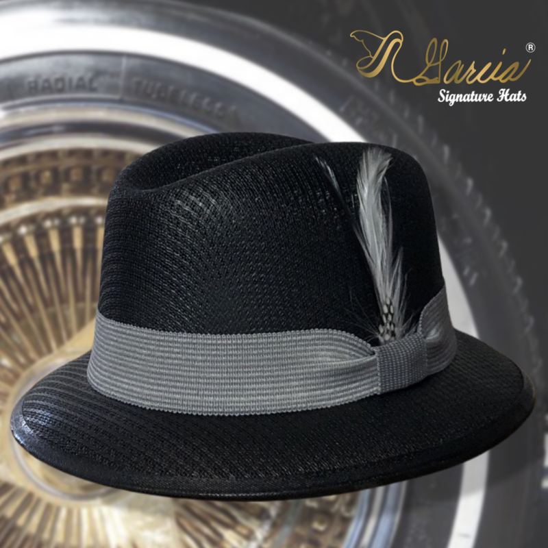 Classic Black Lowrider Derby W/ Grey