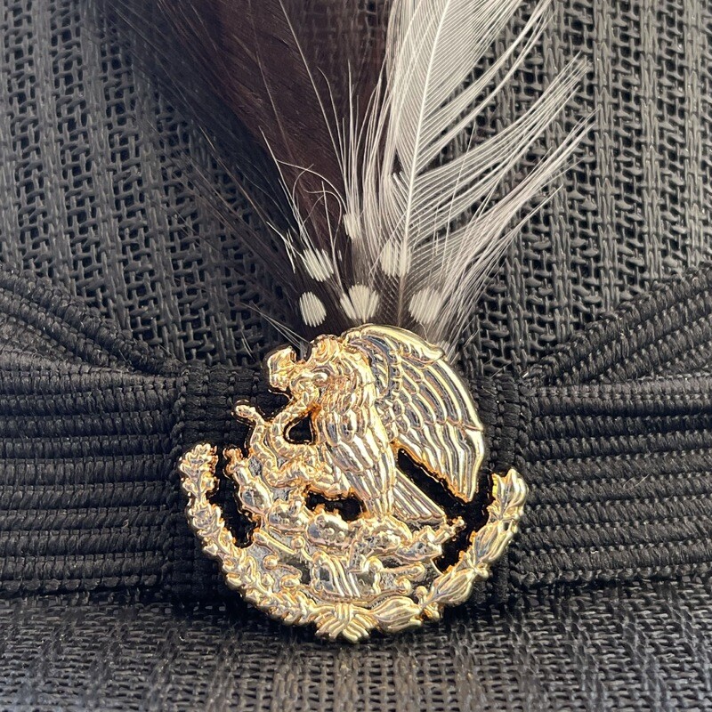 GOLD MEXICO EAGLE HAT PIN