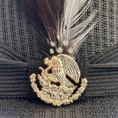 GOLD MEXICO EAGLE HAT PIN