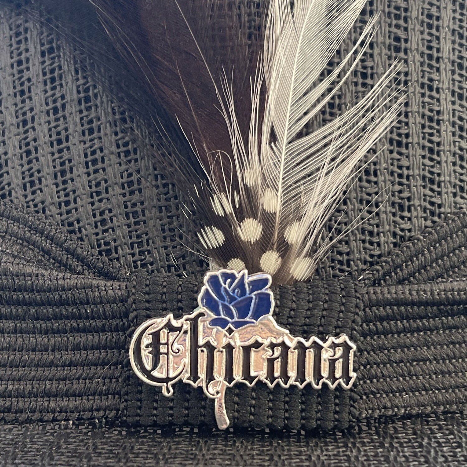 Blue Chicana Hat Pin