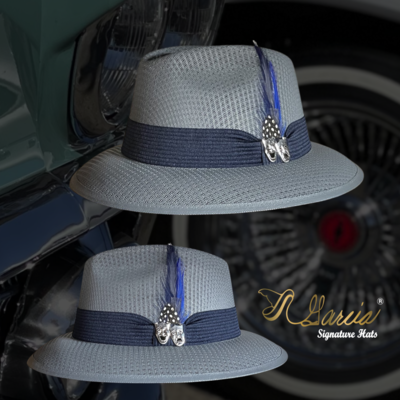 Oxford Classic Viejo Fedora W/ Smile Now Cry Later Pin