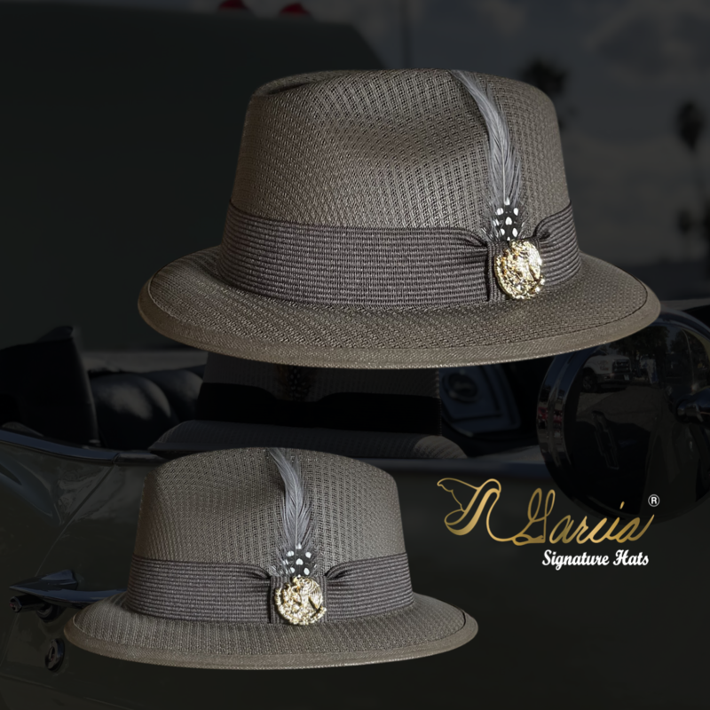 Brown Short Brim Viejo w/ Mexico Eagle Pin