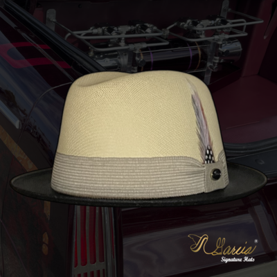 Flipped Golden Line Ivory/ Black Lowrider Derby
