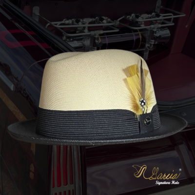 Flipped Golden Line Ivory/ Black Lowrider Derby