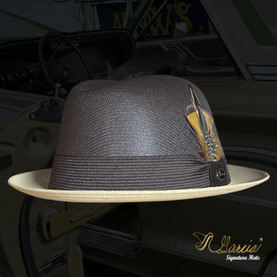 Flipped Golden Line Brown/ Ivory Lowrider Derby