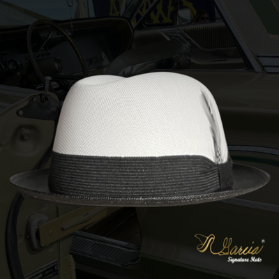 Flipped Golden Line White/ Black Lowrider Derby