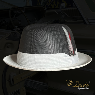 Flipped Golden Line Black/ White Lowrider Derby