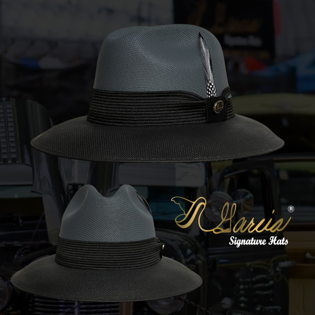 Custom Oxford/ Black Pachuco Fedora