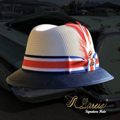 White/ Navy Lowrider Derby