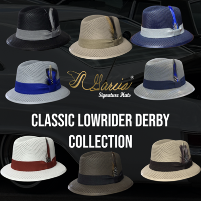 Classic Lowrider Derby Hats