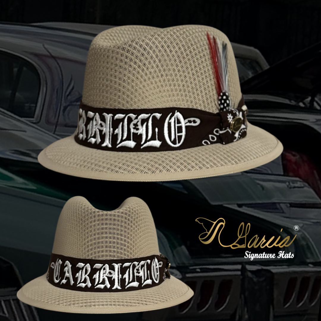 Kaki Derby w/ Embroidered Bandana Embroidery