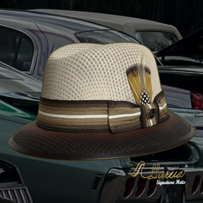 GARCIA HAT【60】ローライダー チカーノ ウエストコースト ブラウン Original Garcia Signature Hats