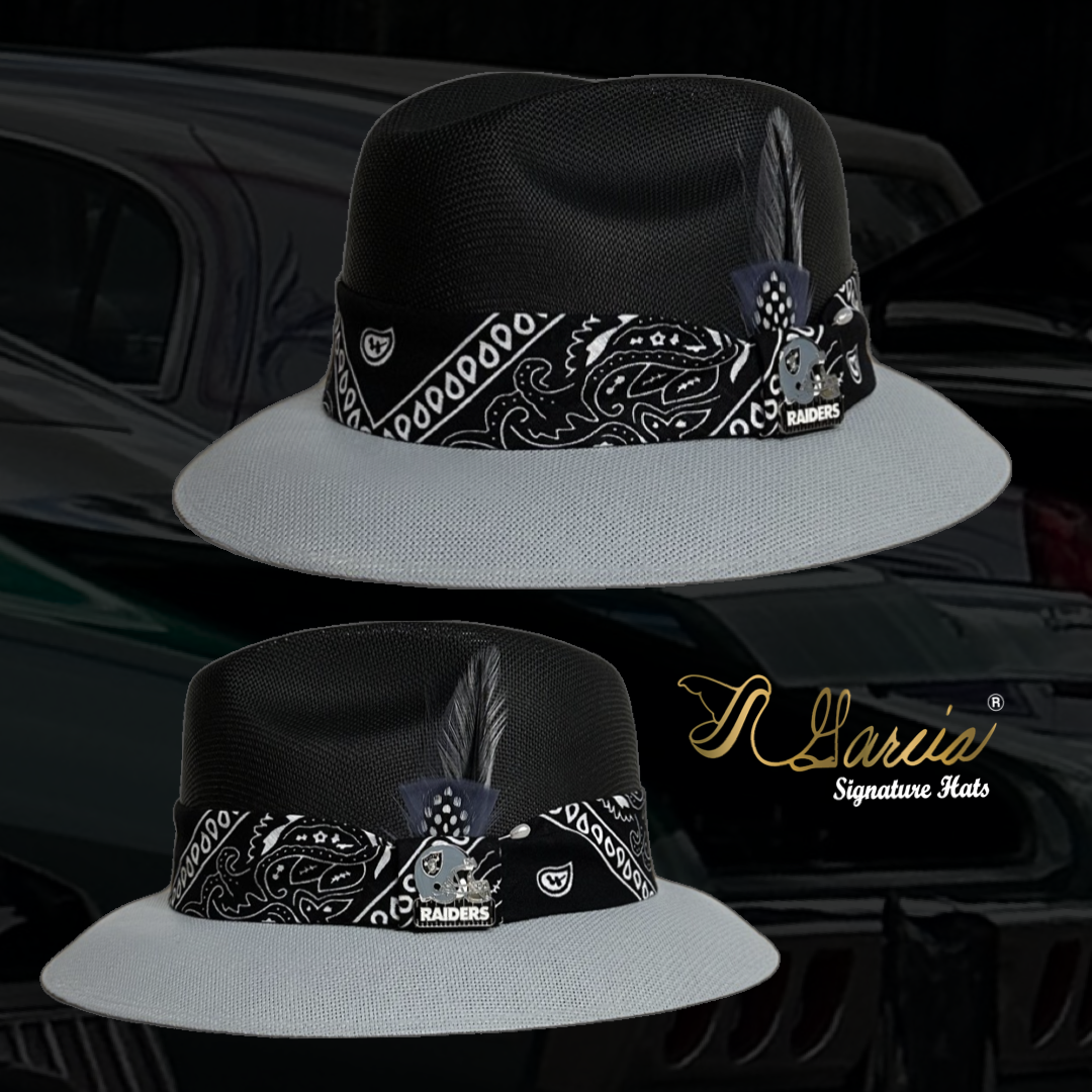 Black and Gray Golden Line Viejo W/ Black Bandana