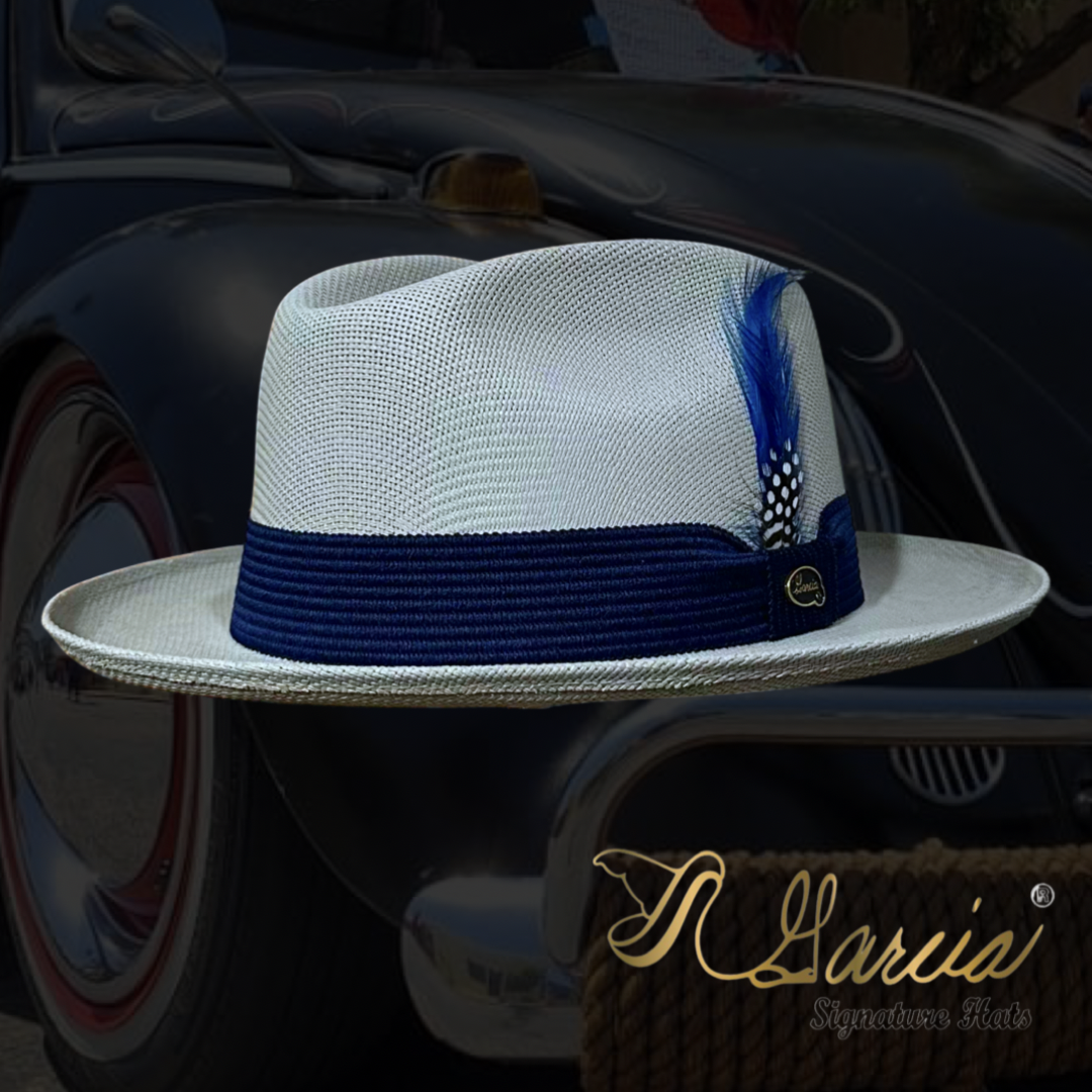 Flipped Golden Line Grey Viejo Fedora