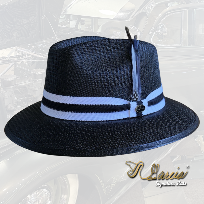 Classic Black Viejo Fedora Garcia Signature Hat