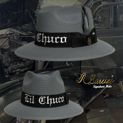 Oxford Viejo Fedora W/ Embroidery