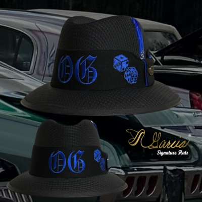 Black OG Lowrider Derby W/ Embroidery