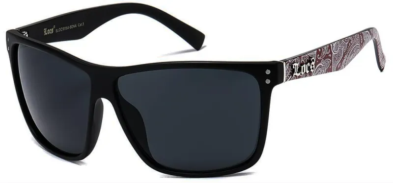 Burgundy Bandana Locs Large Frame