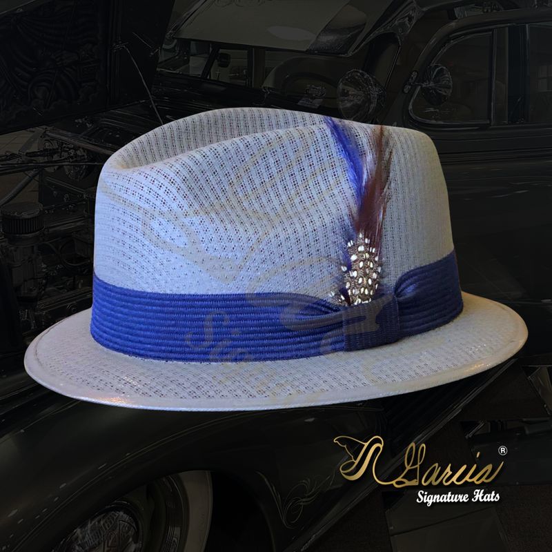 Oxford Short Brim Viejo Style W/ Navy