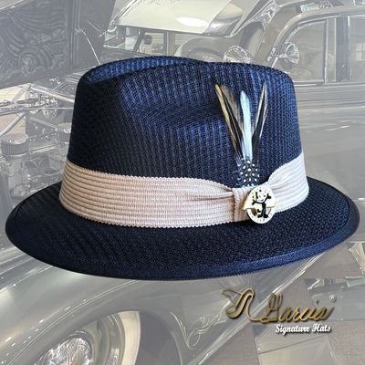 Black Short Brim Viejo W/ Felix Hat Pin