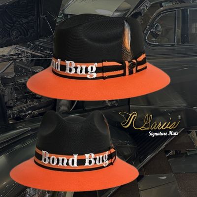 Custom Golden Line Viejo Fedora W/ Embroidery