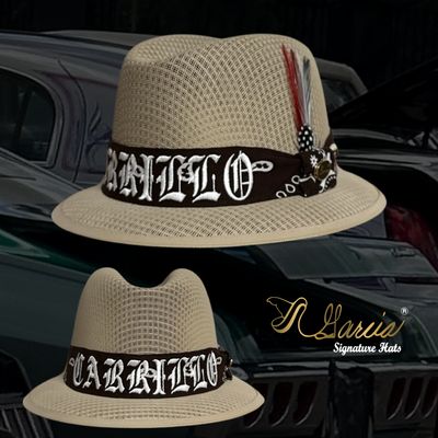 Kaki Derby w/ Embroidered Bandana Embroidery