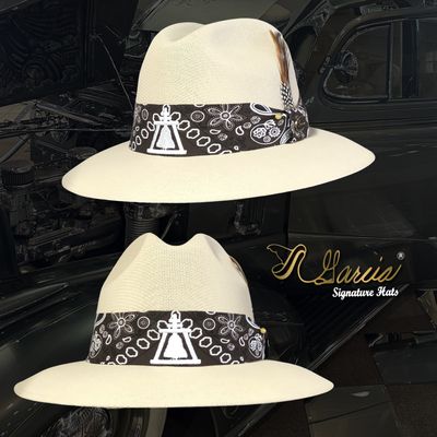 Kaki Golden Line Pachuco Fedora W/ Bell Embroidery