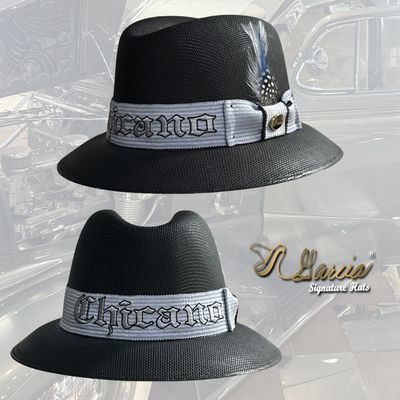 Black Golden Line Lowrider Derby W/ Embroidery