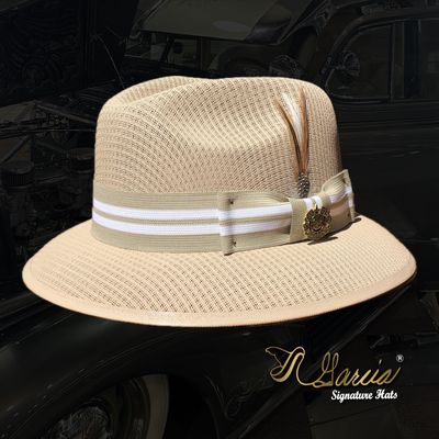 Mocha Classic Viejo Fedora W/ Aztec Pin