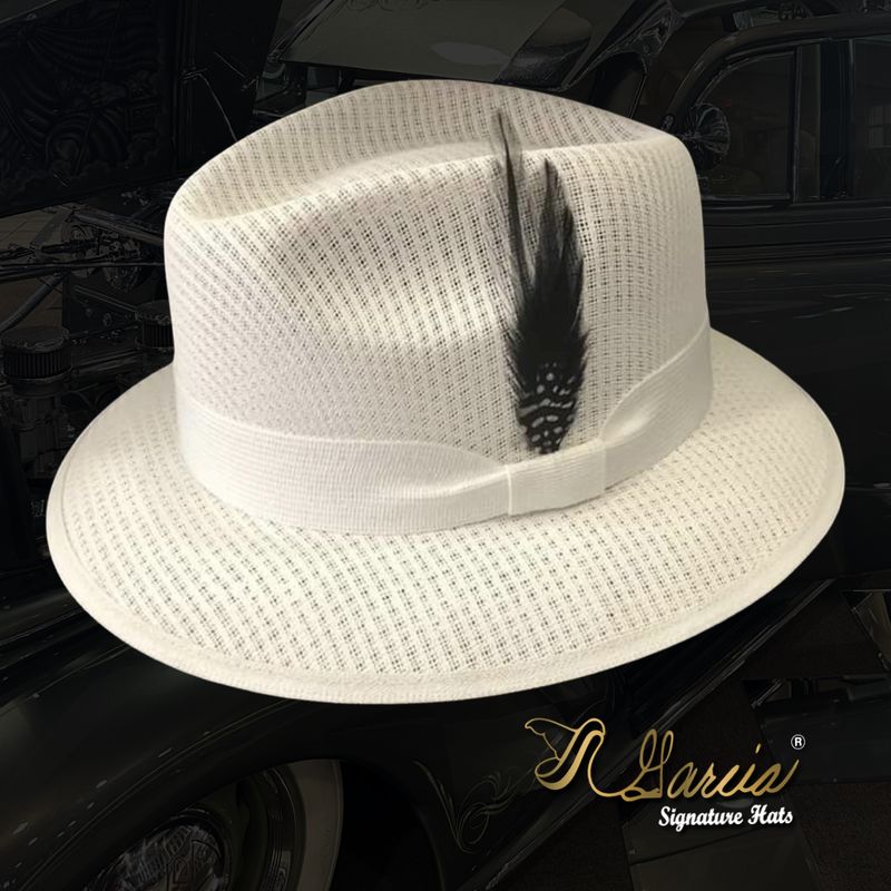 White Classic Viejo Fedora