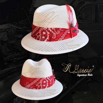 White Classic Lowrider W/ Red Bandana