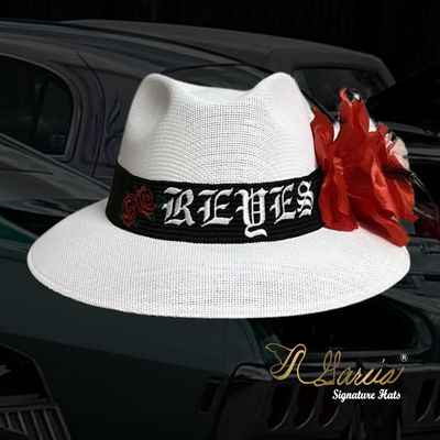 White Fedora w/ Reyes
