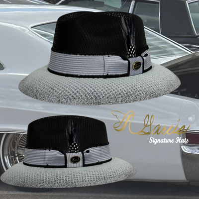 Black/Grey W/ Fade Viejo Fedora