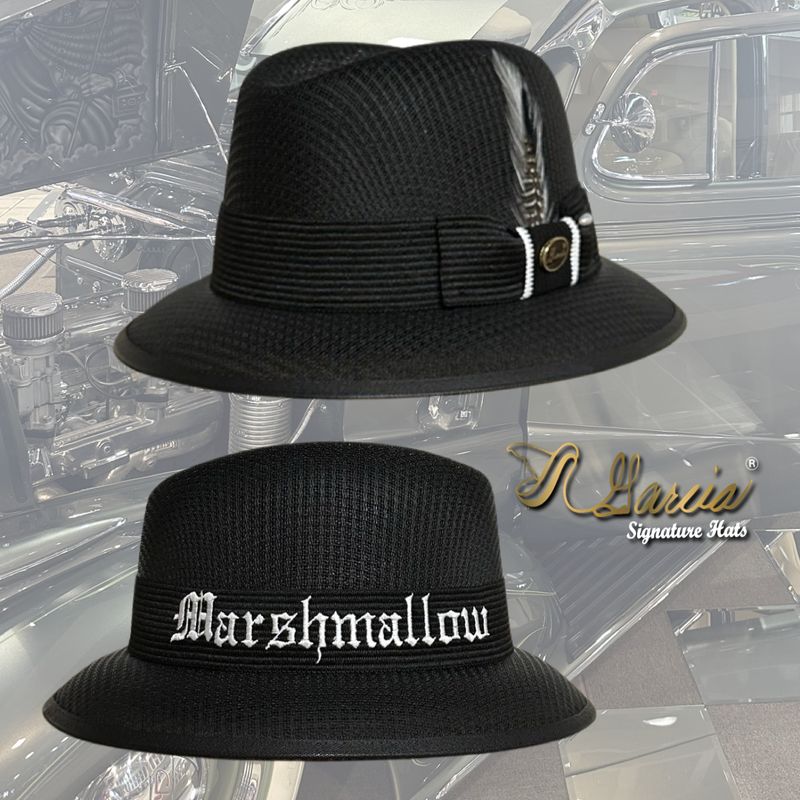 Black Lowrider Derby W/ Embroidery